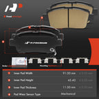 Ceramic Brake Pads for Toyota Prius (2001–2009) and Scion xB (2004–2006)