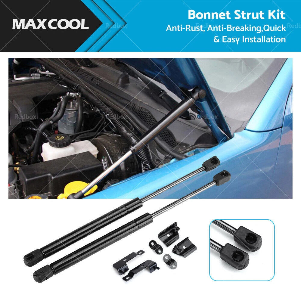 Front Hood Gas Strut Damper Lift Kit for Nissan Navara D40 (2005–2014)