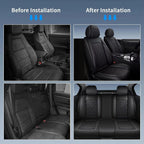 Faux Leather Seat Covers for Hyundai Honda (5 Seats) Waterproof