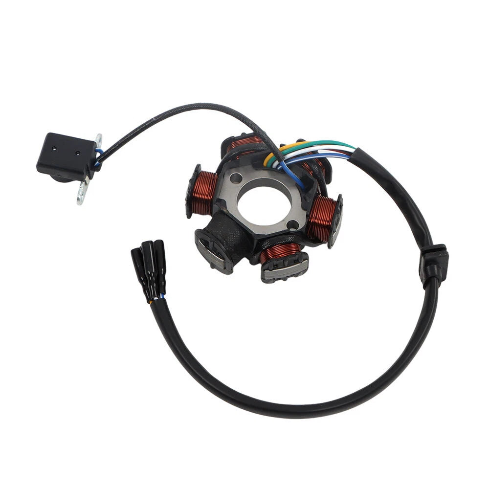 Coil Pole Magneto Flywheel Stator for 50cc 70cc 110cc 125cc PIT Quad ATV