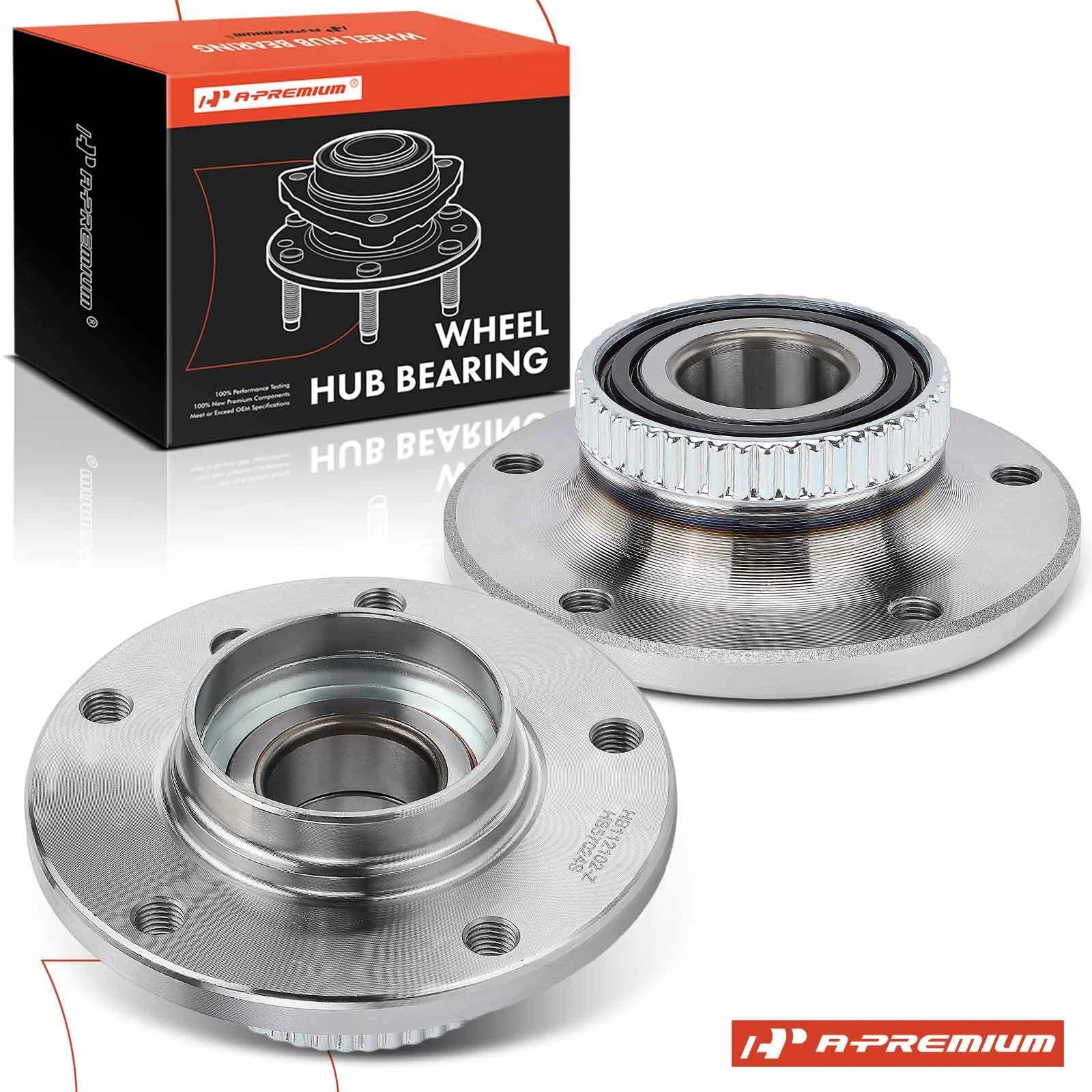 2X Front Wheel Hub & Bearing Assembly for BMW E34 E36 E46 M3 (1982–2006)