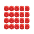 17mm Red Wheel Lug Nut Bolt Cover Caps  for Volkswagen Golf, Passat, Beetle