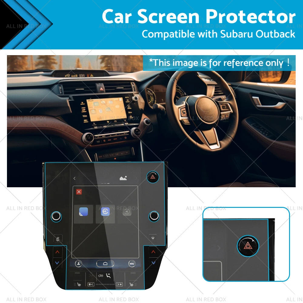 Tempered Glass Touch Screen Protector for Subaru Outback (2021–2023)