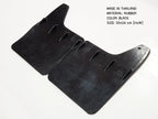 Front Mud Flaps Splash Guards for Holden TF Rodeo Isuzu 88-97 (Black Rubber)