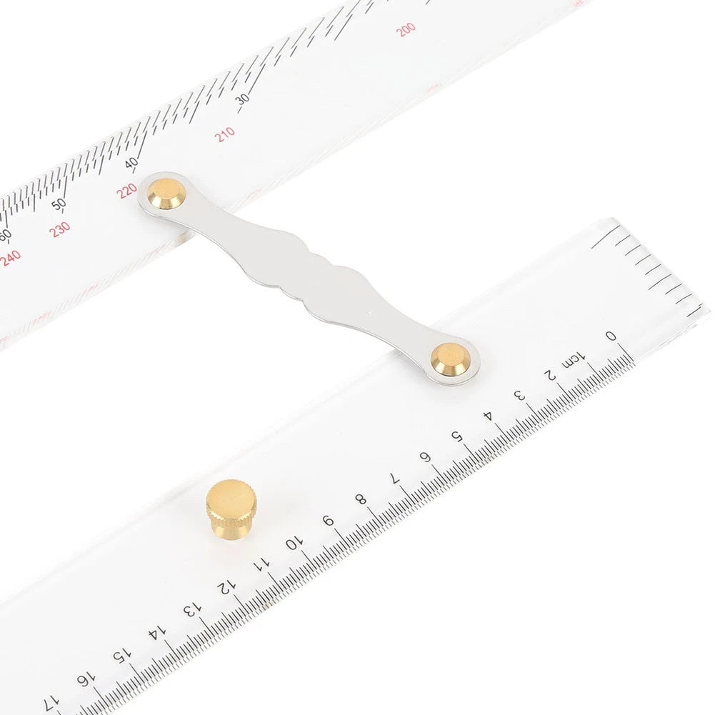 Acrylic 450mm Parallel Ruler for Marine Chart Work