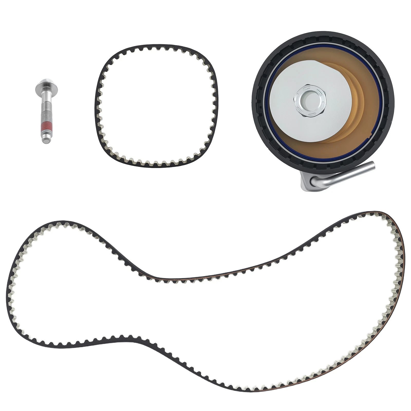 Tensioner Kit with Oil Pump Belt for Ford Fiesta (2012–2022) CM5G-6B651-EA 2260991