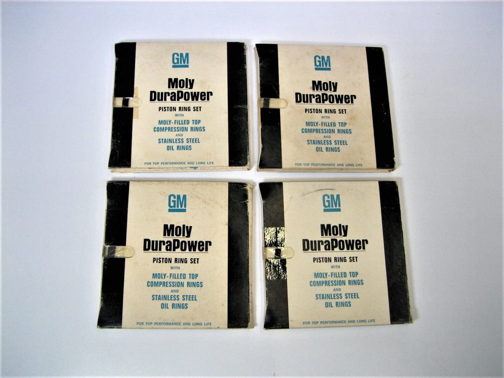 Set of 4 Piston Ring Sets for GM 454 7.4L Marine Engine (3888308)