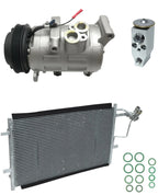 A/C Compressor Kit with Condenser for Mazda 3 Sport 2.0L (2013–2013)