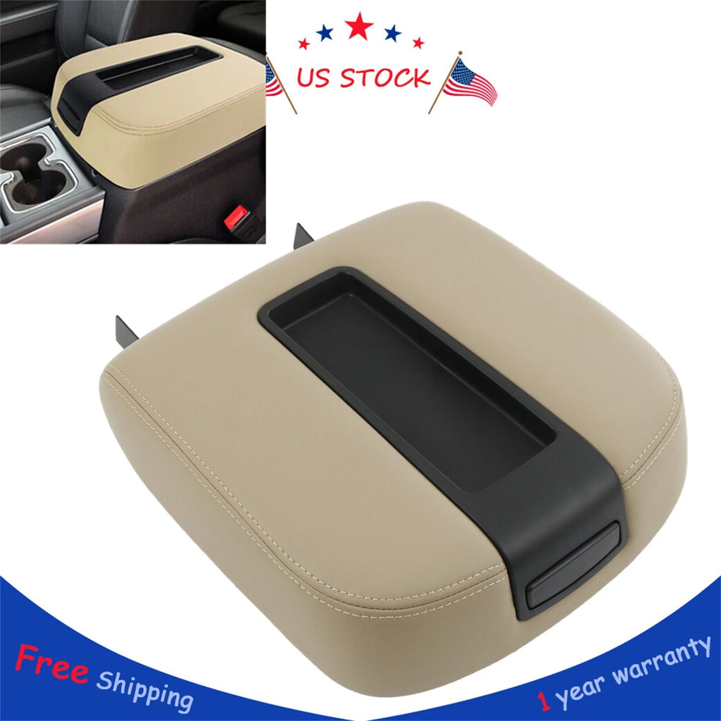 Center Console Lid Armrest Cover for Chevy Silverado GMC Sierra (2007–2014)