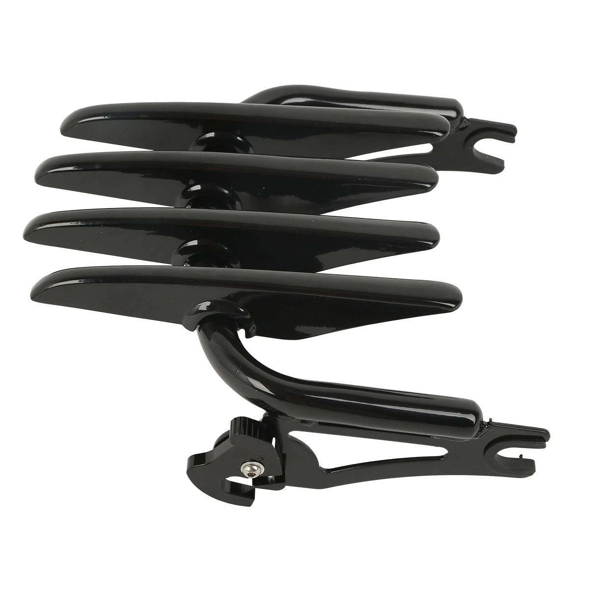 Luggage Rack for Harley Touring (2009–2013) - Black Stealth, Docking Hardware