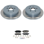 Set of 2 DuraGo Rear Rotors & Bosch QuietCast Pads for RX350 Sienna (2007–2022)