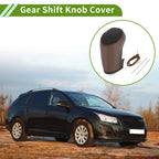 Gear Shift Knob Cover for Chevrolet Malibu (2016–2023) Brown Carbon Fiber
