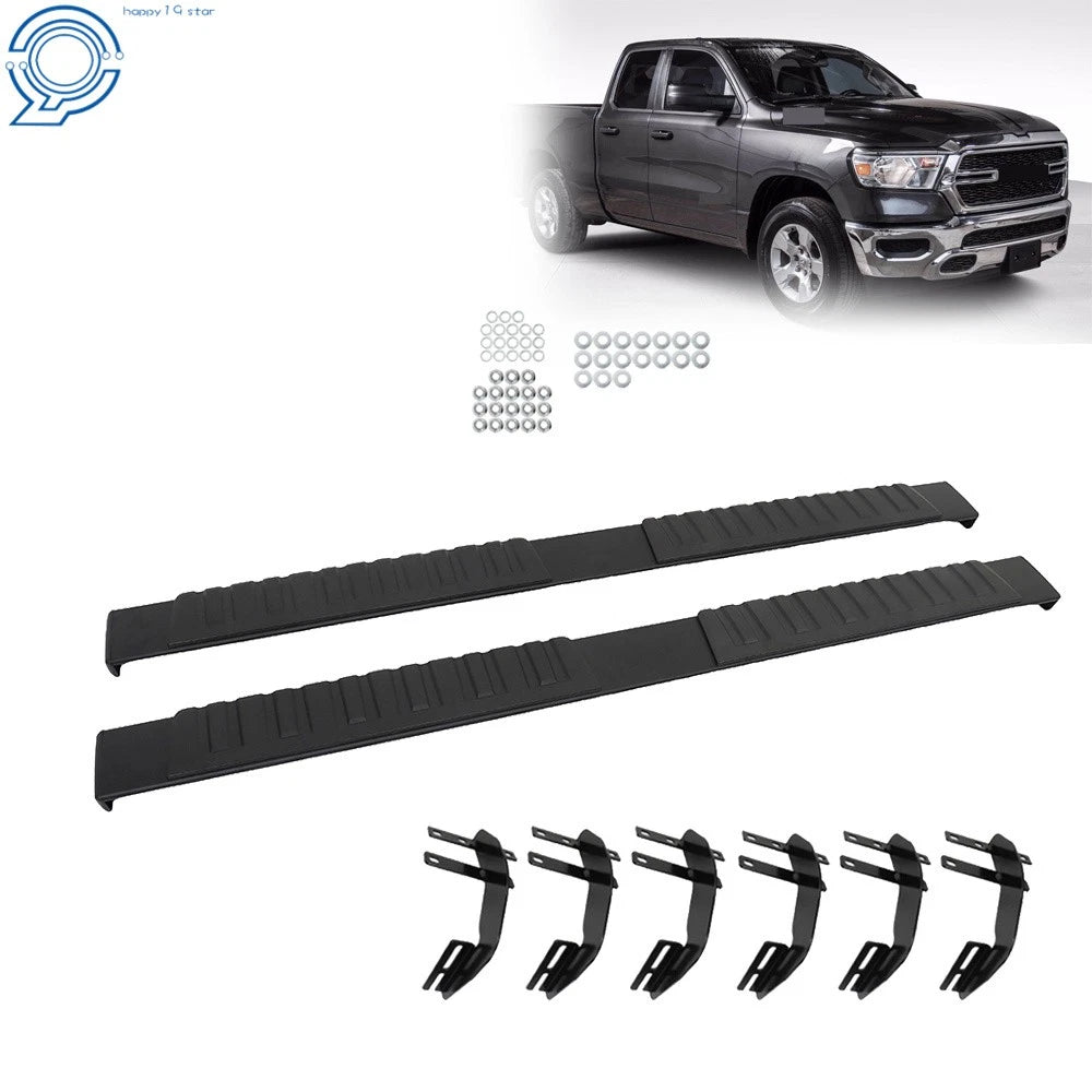 Running Boards for Dodge Ram 1500 Quad Cab (2019–2025) 6" Nerf Bars