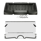 Top Roof & 1/4" Front Folding Windshield for Yamaha Rhino 450 660 700 (2004–2013)