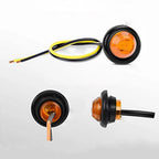 LED Amber Sealed Marker Side Clearance Light for Truck Trailer (12V)