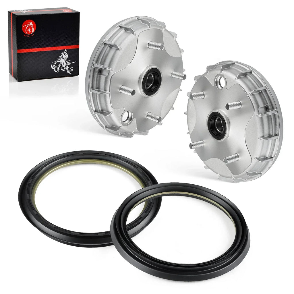 Front Brake Drum Hub & Seal 2 x for Honda Rancher 350 (2000–2006)