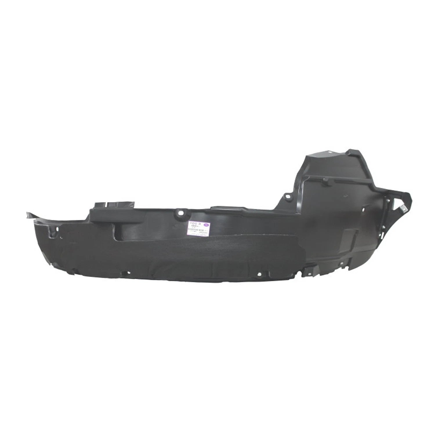 Replacement Polyethylene Front Passenger Side Fender Liner w/Insulation Foam