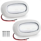 2X Oblong LED Courtesy Light for Boat Interior (Universal Fit)
