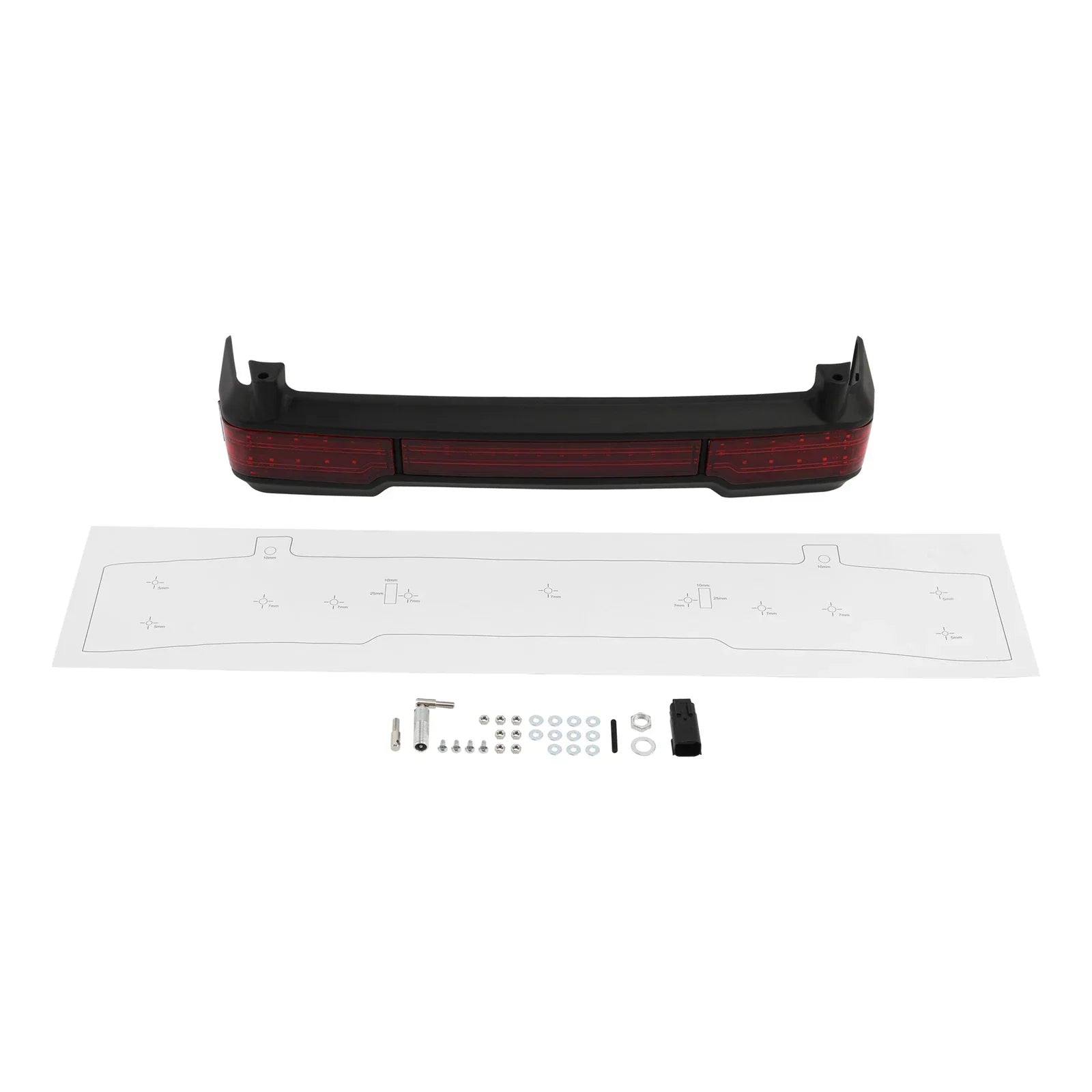 King LED Taillight Brake Light for Harley Road Glide (1997-2013)