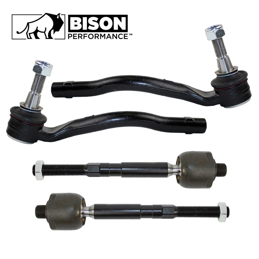 4pc Inner & Outer Steering Tie Rod End Kit for Benz W164 X164 (2006–2012)