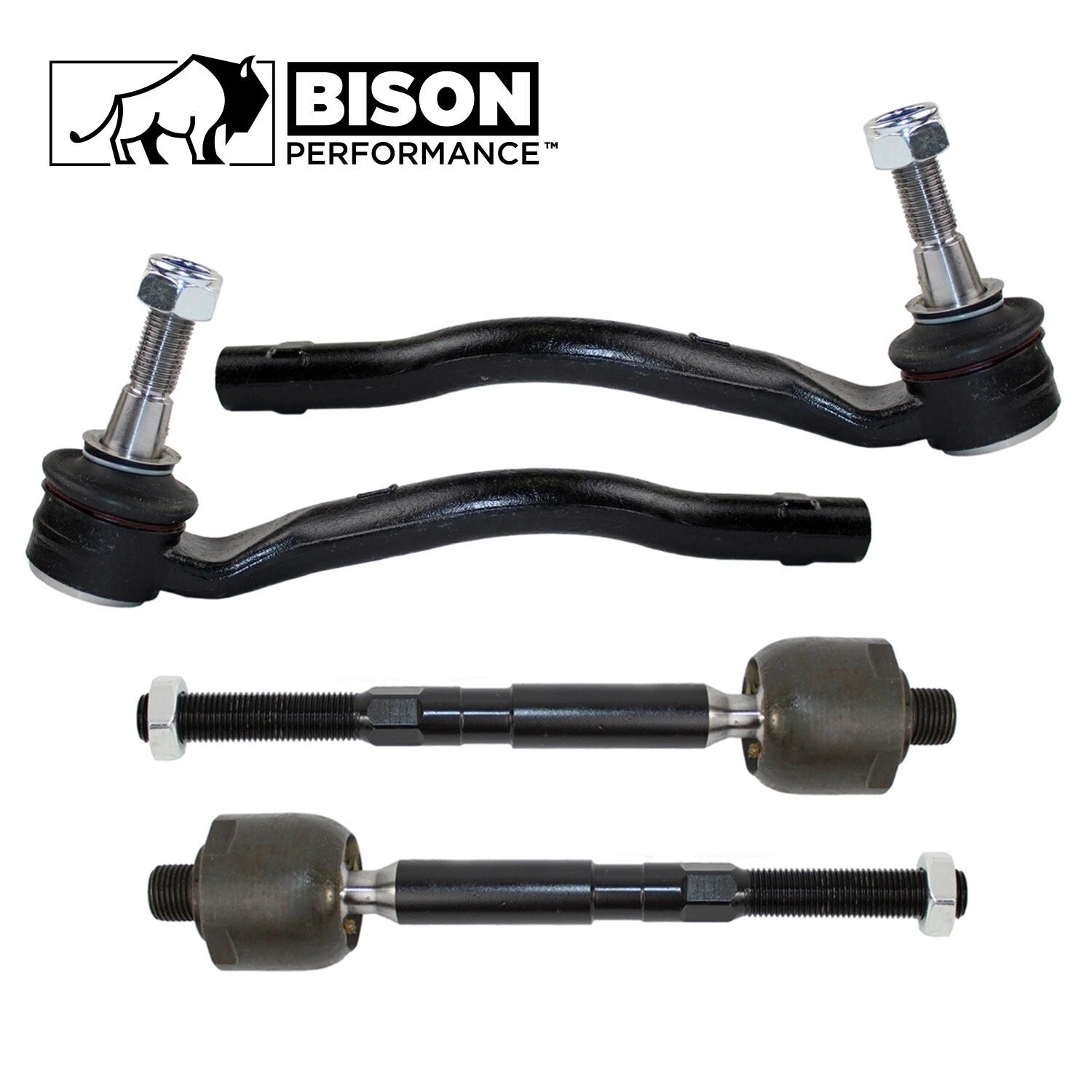 4pc Inner & Outer Steering Tie Rod End Kit for Benz W164 X164 (2006–2012)