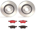 Brembo Front Brake Kit with Ceramic Pads & 330mm Rotors for Mercedes Benz