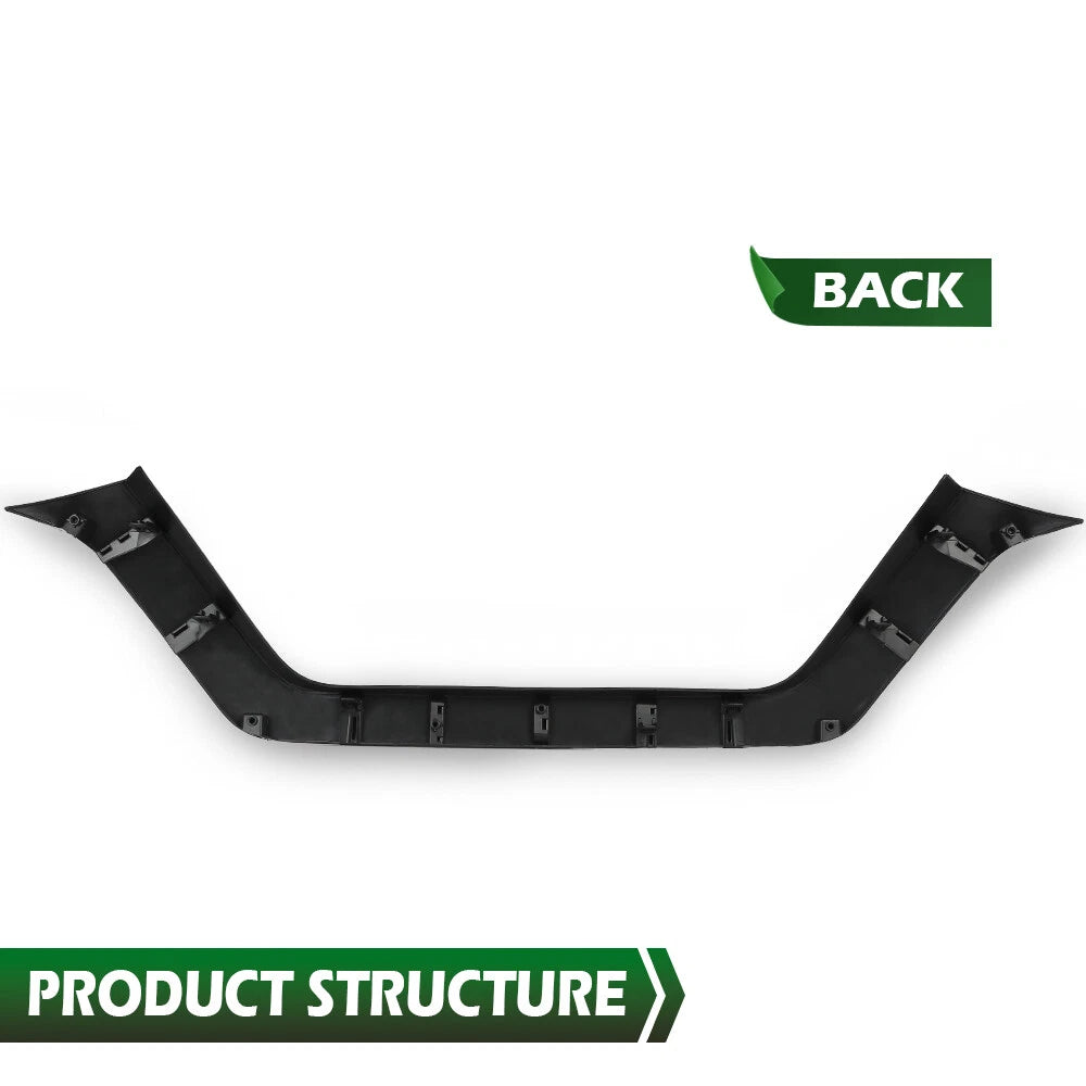 Front Bumper Grille Trim for Nissan Rogue (2017–2020) Black