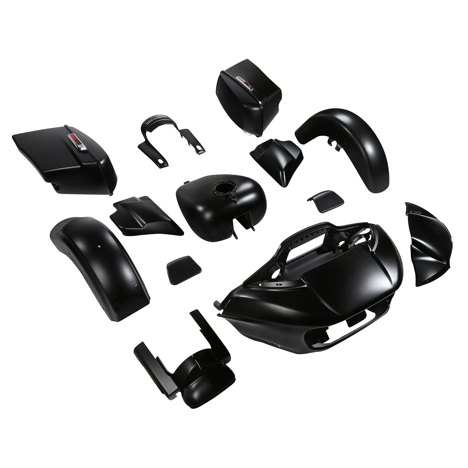 Fairings Body Work Kit for Harley Road Glide Special (2018–2024) Black Denim