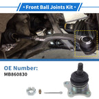 2X Front Lower Ball Joints for Mitsubishi Montero (1992–2000) MB860830
