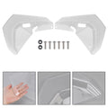 Windshield Plate Side Panels for BMW R1300GS ADV (2025–2026) Clear