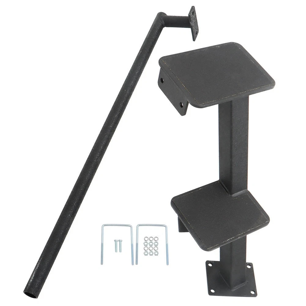 2 Steps Boat Trailer Ladder with Handrail for Boat Trailers