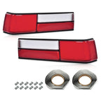 Set of 2 Tail Light Lenses for Ford Mustang (1987–1993)