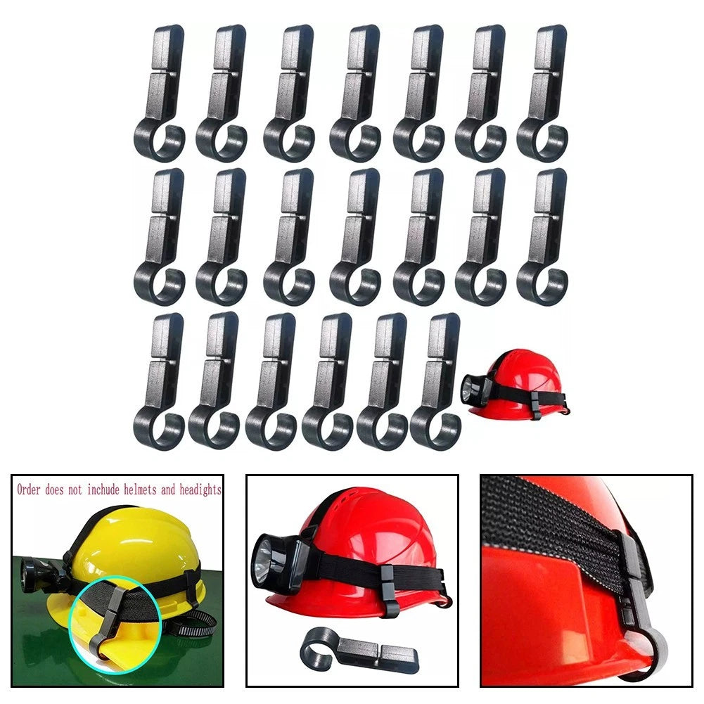 20X Headlamp Attachment Hooks for Hard Hats