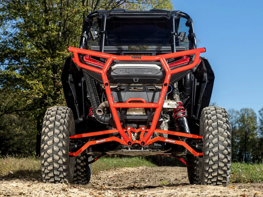 High Clearance Boxed Rear Radius Arms for Polaris RZR RS1 (2018–2023) - Orange