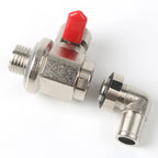 Oil Drain Valve L-Shape Hose End Combo (14mm-1.5) for