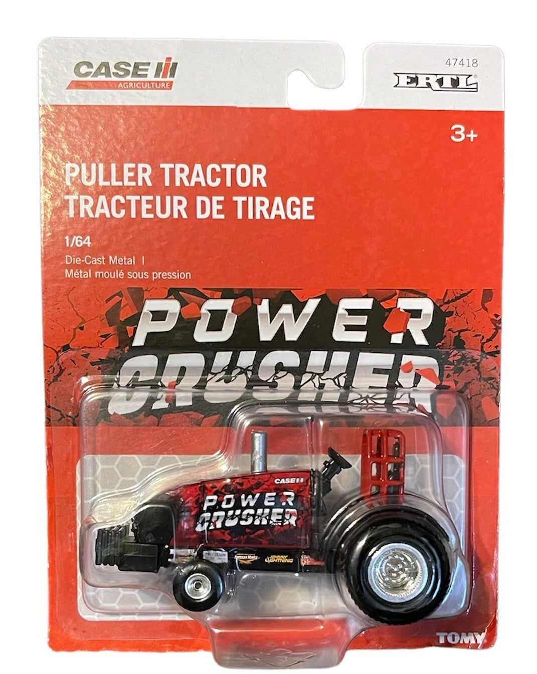 1/64 Case IH Power Crusher Die-cast Pulling Tractor