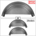 Cold Rolled Steel Axle Trailer Fender & Backs for 14"-16" Wheels (Fits 14-16)