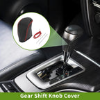 Gear Shift Knob Cover for Dodge Journey (2011–2020) Pebbled Black Red