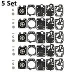 Set of 5 Carburetor Gasket Parts for ECHO PB-500 (P003002230, Walbro K10-WLA)