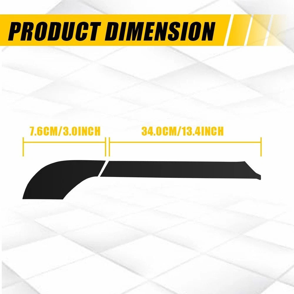2X Precut Smoke Vinyl Overlay Tail Light Tint for Toyota Camry (2025–2026)