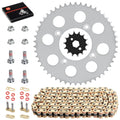 Drive Sprocket & Chain w Bolts X-Ring 118 Links for Honda XR100R CRF100F (2003–2003)