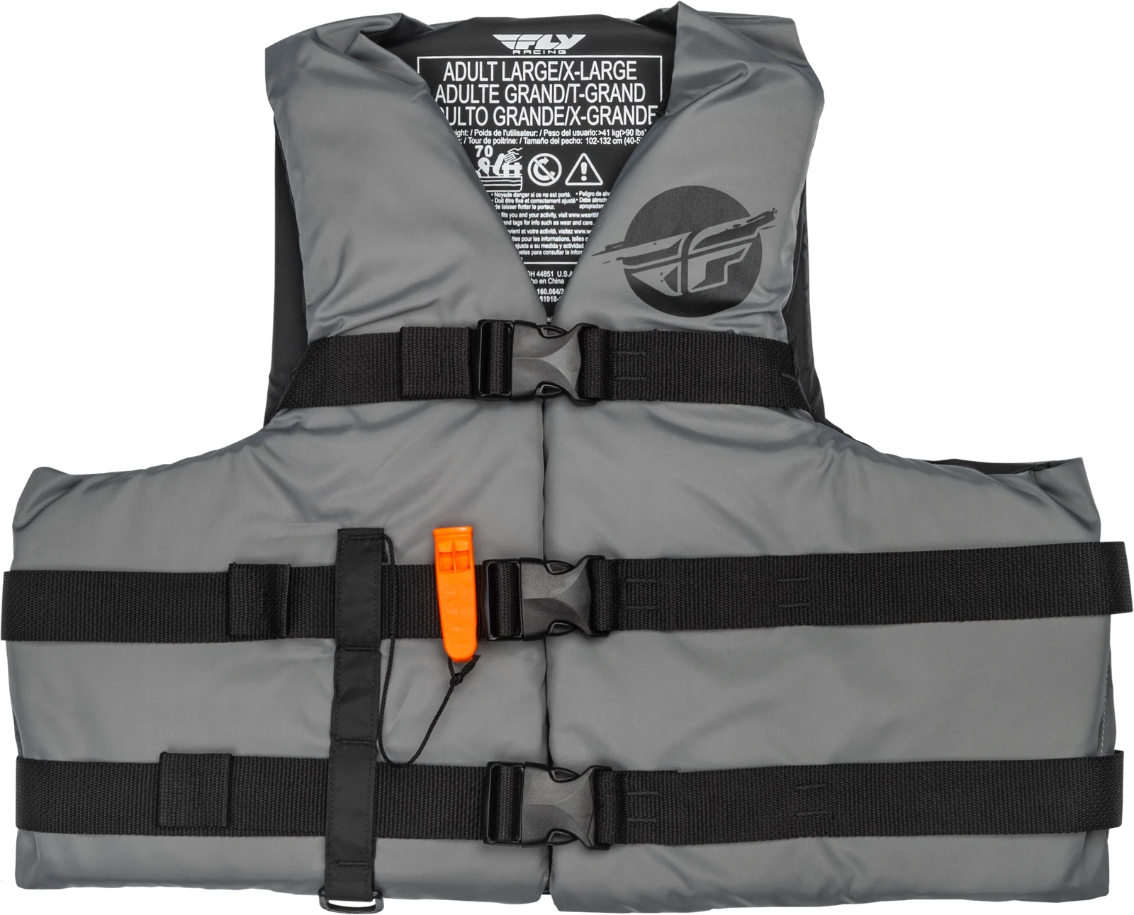 Fly Racing Nylon Flotation Vest for Watercraft (X-Small)