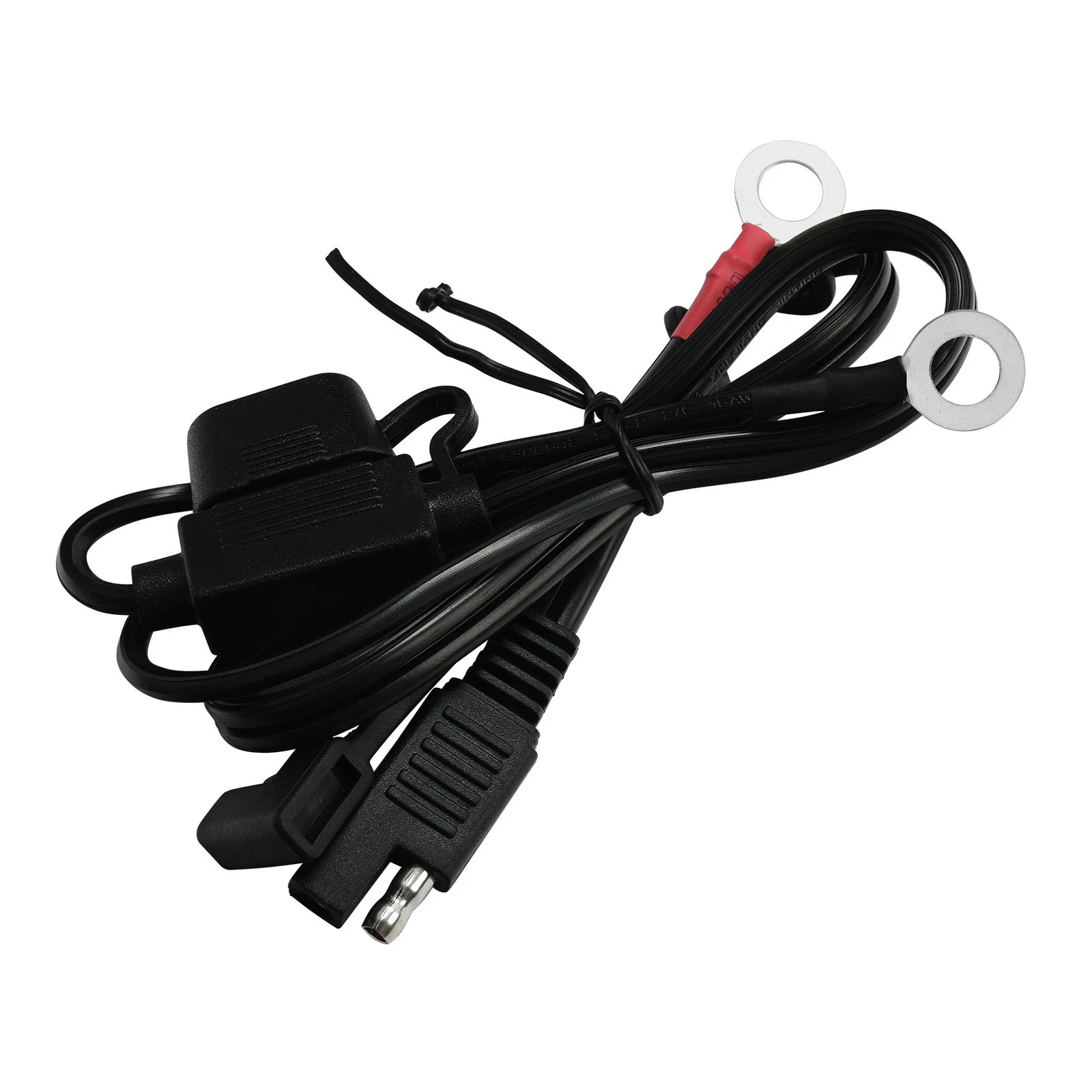 2X Motorcycle Battery Charger Terminal Connector Cable Harness Adapter