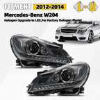 LED Projector Headlight for Mercedes Benz W204 C-Class (2012–2014)