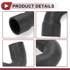HVAC Heater Hose for BMW X6 (2011–2014) No. 11537584543 Rubber Black