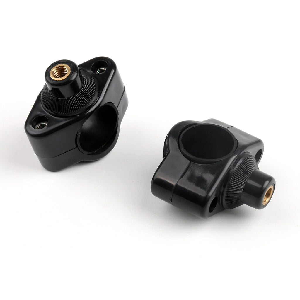 Set of 2 Windshield Mounting Hardware Handlebar Clamps 1" & 1 1/8"
