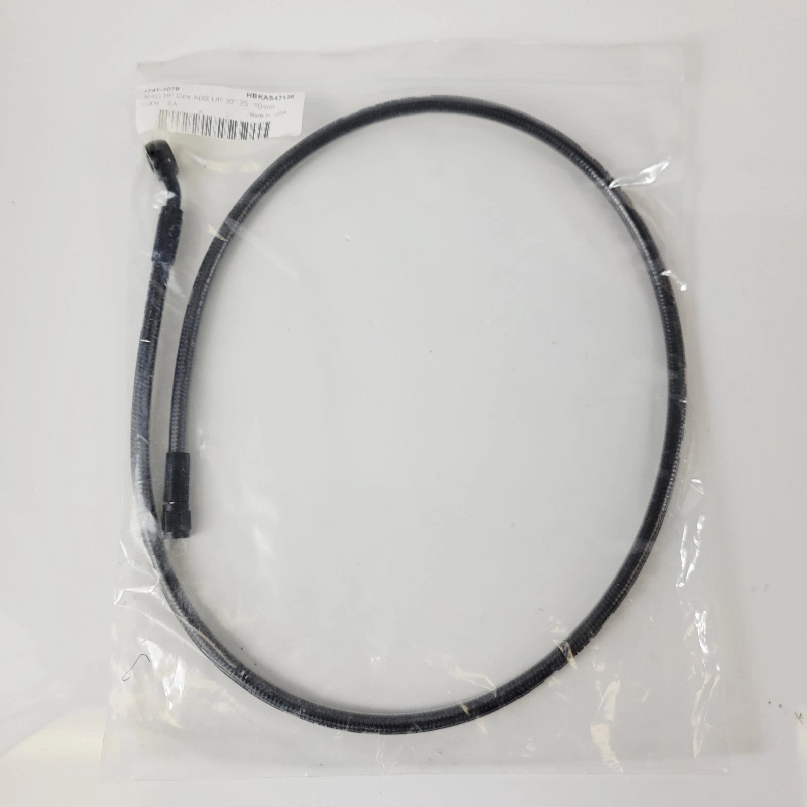 Magnum Black Pearl Front Brake Line 35/10mm 38" AS47138 for Harley Touring (2015–2024)