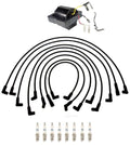 Ignition Wires & Spark Plugs Kit for Chevy C20 K20 GMC K2500 (1973–1987)