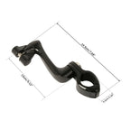 360 Adjustable Highway Foot Peg Mounting for Harley (Fits 1.25" 32mm Engine Guard)