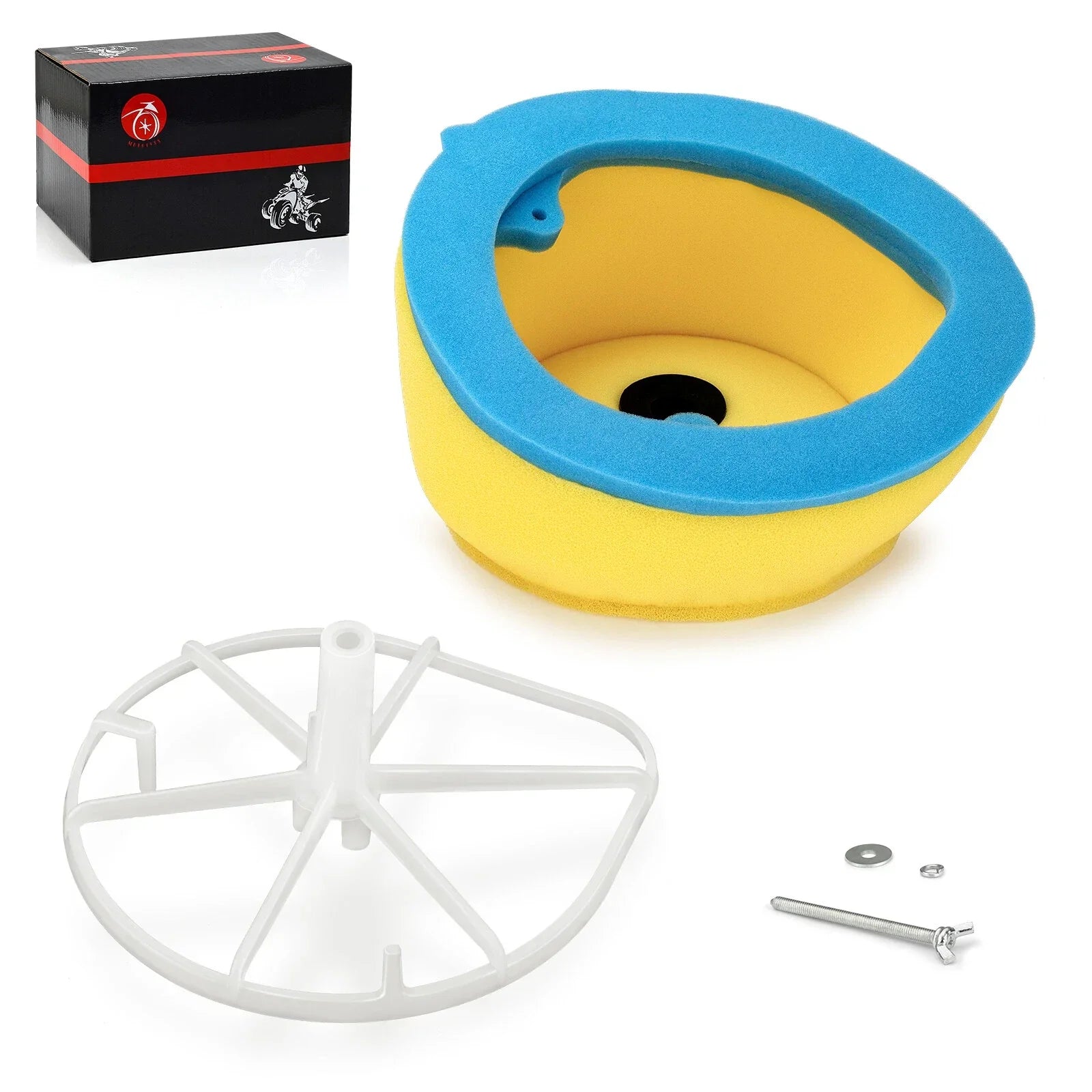 Air Filter & Cage Body w/ Wingnut Screw for Honda CR125R CR250R (2002–2007)